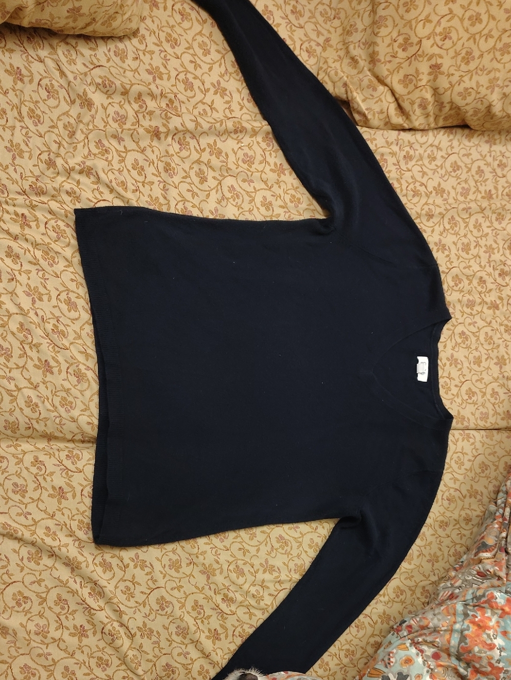 Cashmere Navy Sweater Croft & Borrow